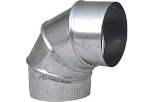 Imperial Manufacturing Group GV0286-C 4" 90° Galvanized Adjustable Elbow