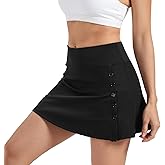 Blaosn Womens Mini Tennis Skirt Workout Athletic Golf Short Pencil Skirts Skort with Pockets Slit Cute Clothes Summer