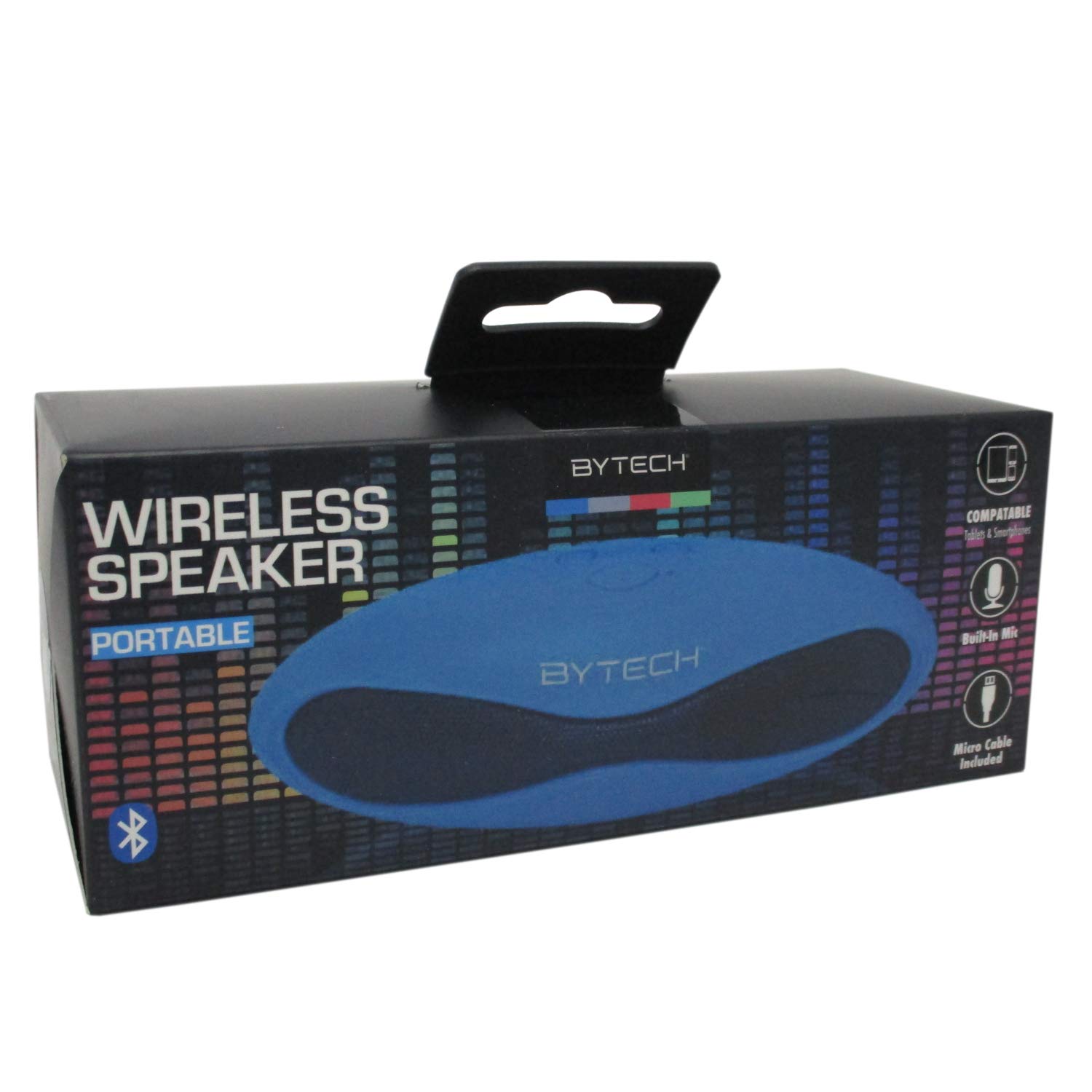 bytech universal wireless speaker led lights