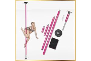 LUPIT POLE Classic G2 Standard Lock - Home Dancing Pole, 45 mm, Spinning and Static Mode, Easy Installation, No Drilling