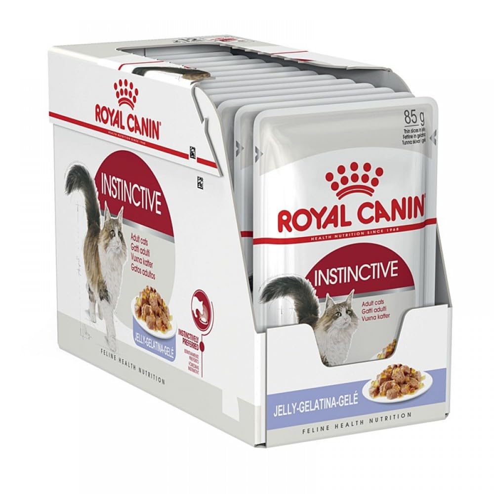 Royal Canin Wet Cat Food Instinctive Jelly Pouch 85 g (Pack of 12)