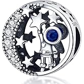 925 Sterling Silver Bead Charm for Pandora Charms Bracelets and Necklaces for Woman 5A Cubic Zirconias Dangle Pendant,Jewelry Bead