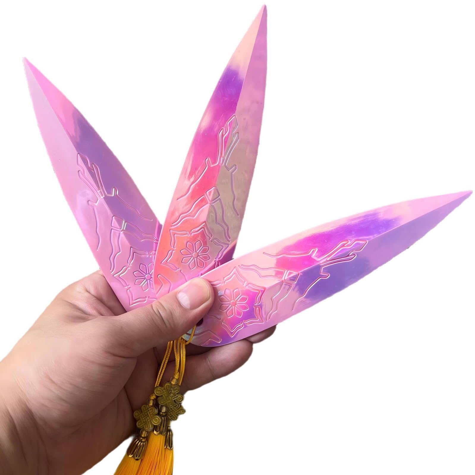 Nhemeylp 3 PCS Zoey's Prop Replica, Detailed Prop Sword with Plastic, Fantasy Accessory, Halloween Prop for Cosplay, Costume Party, Larp Gift for Teens and Adults, (Iridescent Pink) — image 1