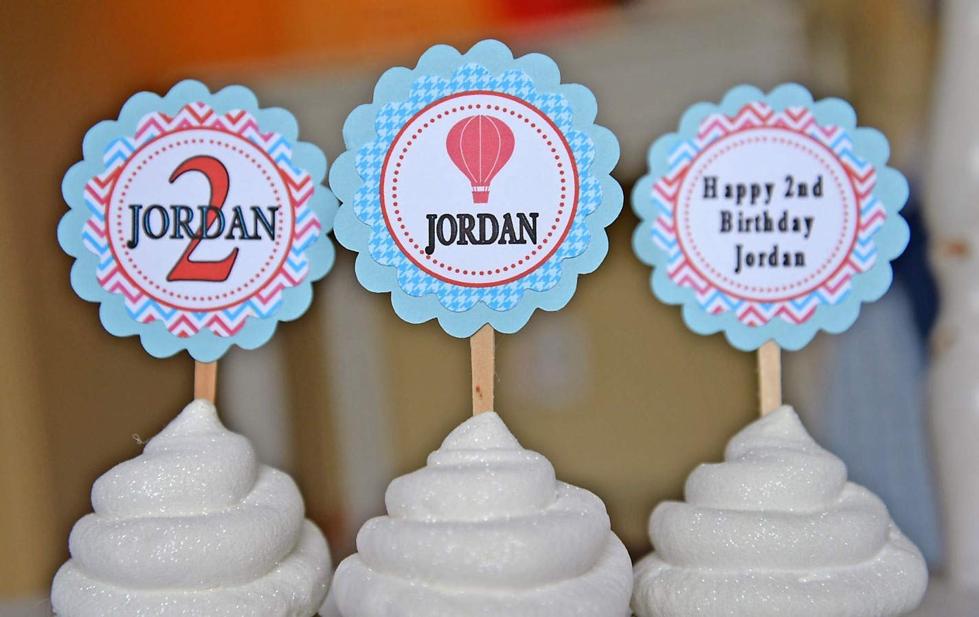Amazon Com Light Pink Happy Birthday Up In The Air Theme Banner