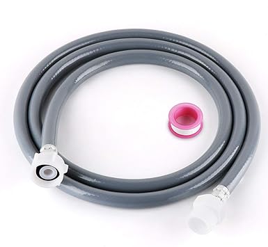 Lemonfilter 2,5 m Zulaufschlauch Verlängerung, für Wasch- und Spülmaschinenschlauch, Kaltwasser-Zulaufschlauch mit 6M PTFE-Ba