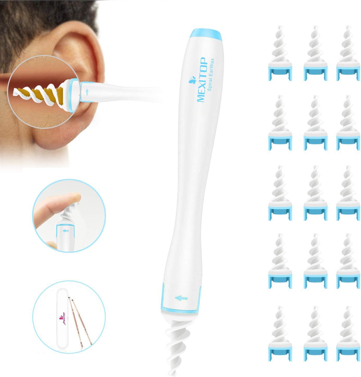 Nettoyant d'oreille, Kit d'enlèvement de cire d'oreille, cire d