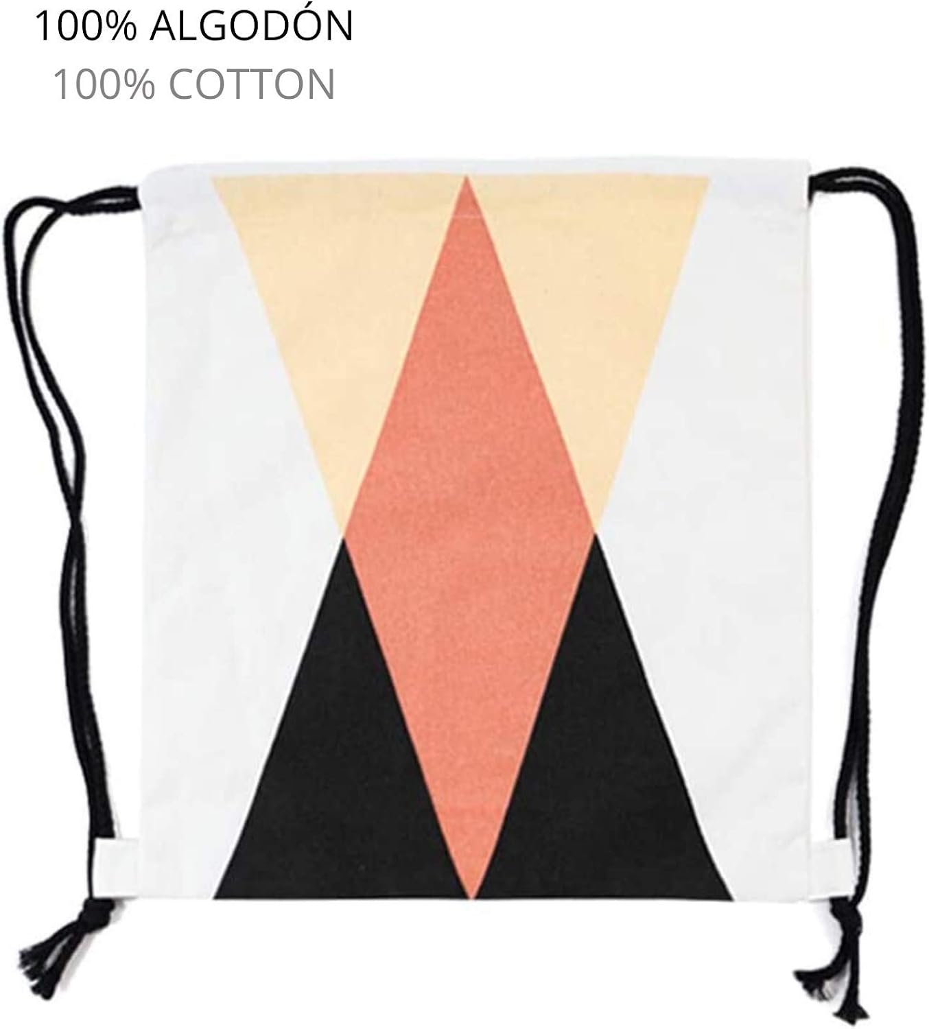 Nacnic Tote bag with design. Resistant fabric made of cotton. Orange - Image 5