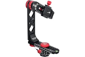 Andoer PH-720B 720° Gimbal Head Panoramic Head Aluminium Alloy with Ball Head Quick Release Plate Carry Bag Max Load 22lbs fo