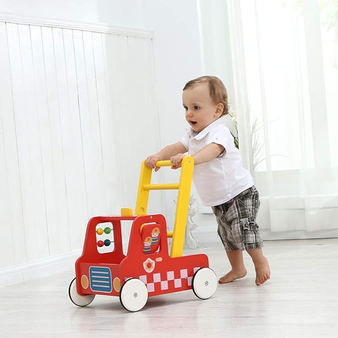 wooden fire engine walker