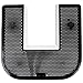 Impact 1550-5 Disposable Toilet Floor Mat, Nonslip, Fresh Blast Scent, 23 x 21-5/8, Black, 6/Case