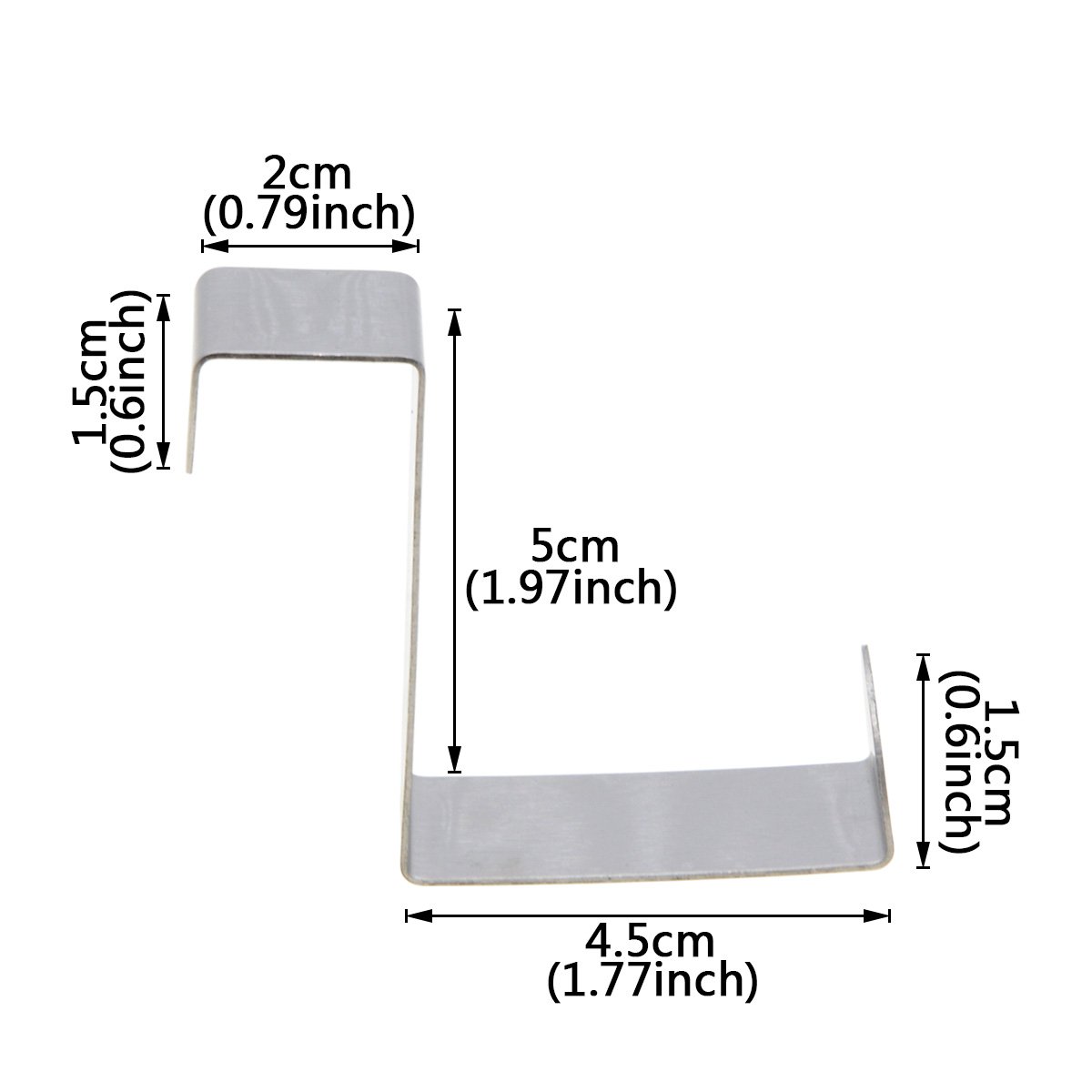 for Hooks Door Front Steel Stainless Hooks Z Duty Heavy