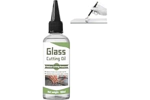 WAN2TLK Glass Cutting Oil 100ml, Suitable for All Glass Cutting Tools, Glass Cutter Oil is Used for Cutting Glass, Glass Bott