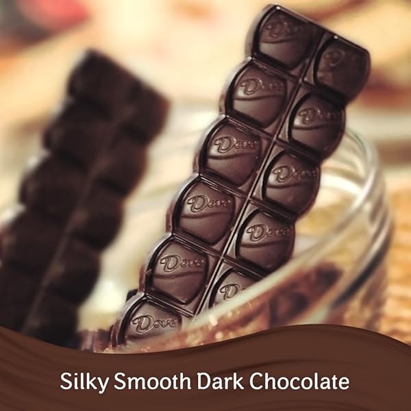 DOVE SINGLES SILKY SMOOTH DARK CHOCOLATE BAR, 1.44 OUNCE – 18 COUNT PER PACK — 12 PACKS PER CASE.