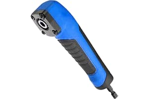 Ragyzity Right Angle Attachment Electric Screwdriver Repair 90 Degree Corner Device, Shockwave Impact Duty Right Angle Attachment (Blue)