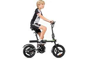 isinwheel Electric Bike for Adult 500W Motor, 20 MPH Folding Ebike, 14"/16"/20"/26" Adult Electric Bicycles with Smart Uphill, 7.8/10.4Ah Battery, E Bikes for Adults and Teens