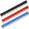 Electromagnetic Relay Jumper General Purpose Suitable for Socket HF41F-1Z-C2 Screw Terminal Connector Short Piece Connection Piece Red/Blue/Black 3 PCS