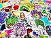 DreamerGO Cool Graffiti Stickers 100 Pieces Various Car Motorcycle Bicycle Skateboard Laptop Luggage Vinyl Sticker Graffiti Laptop Luggage Decals Bumper Stickers