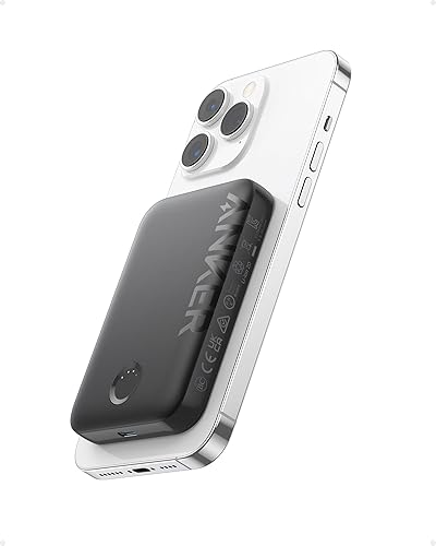 Anker Magnetic Power Bank 10,000mAh, Wireless Portable Charger