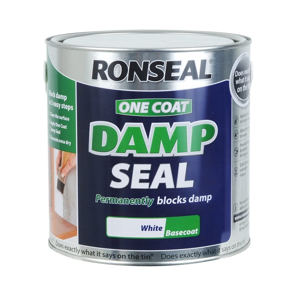 Ronseal OCDSW500 500 ml One Coat Damp Seal - White