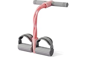 Adjustable Ankle Strap Resistance Band with Handle,0.4-inch Diameter Thick TPE Resistance Band 40-45lbs,Suitable for All Weig