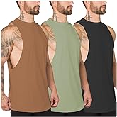 Muscle Killer Men's Muscle Cut Off Gym Workout Stringer Tank Tops Bodybuilding Fitness T-Shirts 1/2/3 Pack