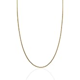 CRAFTD - Gold Curb Link Chain - Durable 18K Gold & 316L Stainless Steel - Waterproof, Heat & Sweat Resistant - Gifts for Men - Men's Jewelry