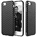 iPhone 7 Case, ROCK [Carbon Fiber] - [Light Thin Cover] [Non Slip] [Fingerprint Free] Case For Apple iPhone 7 - Black