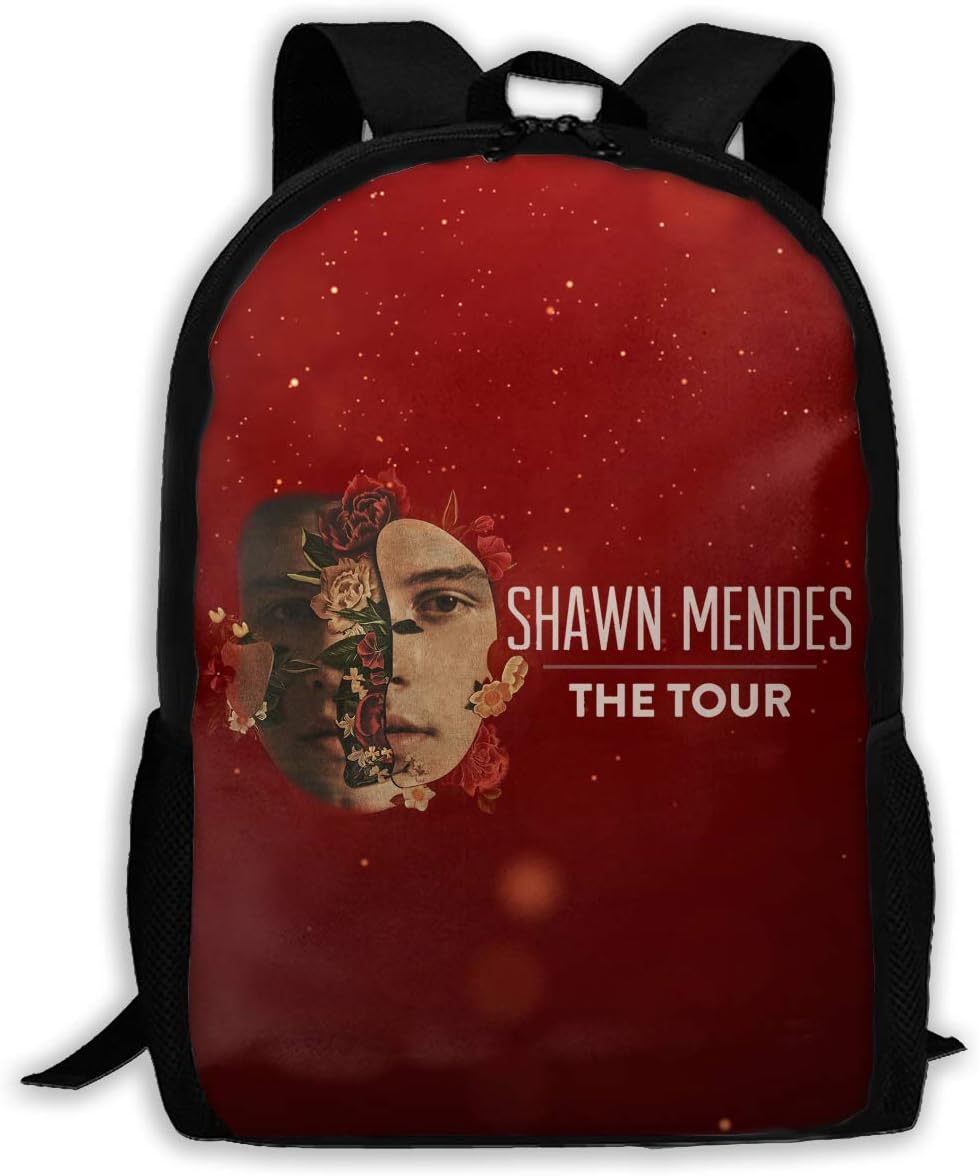 Gordon M Albers Shawn Mendes Fashionable Full Length Printed Backpack Waterproof Oxford Cloth Amazon Co Uk Kitchen Home
