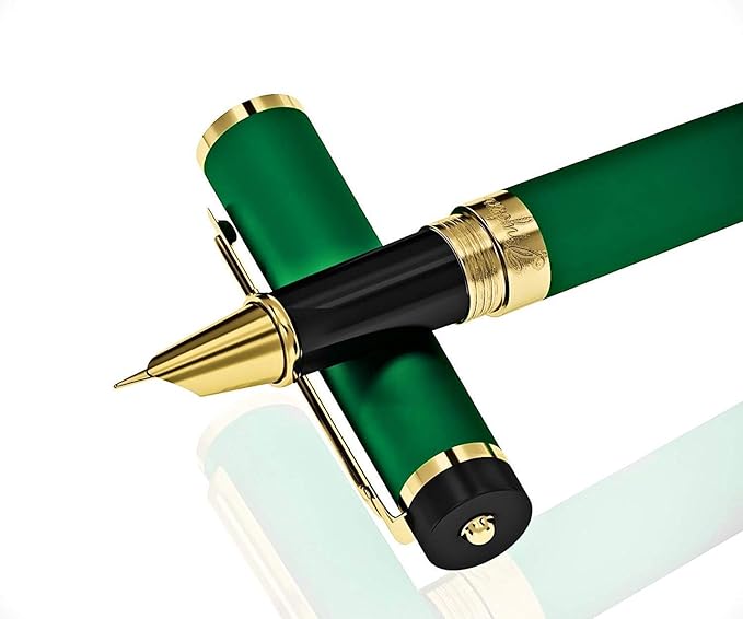 DRYDEN Fine Nib Fountain Pen [EMERALD GREEN WITH GIFT BOX] Smooth