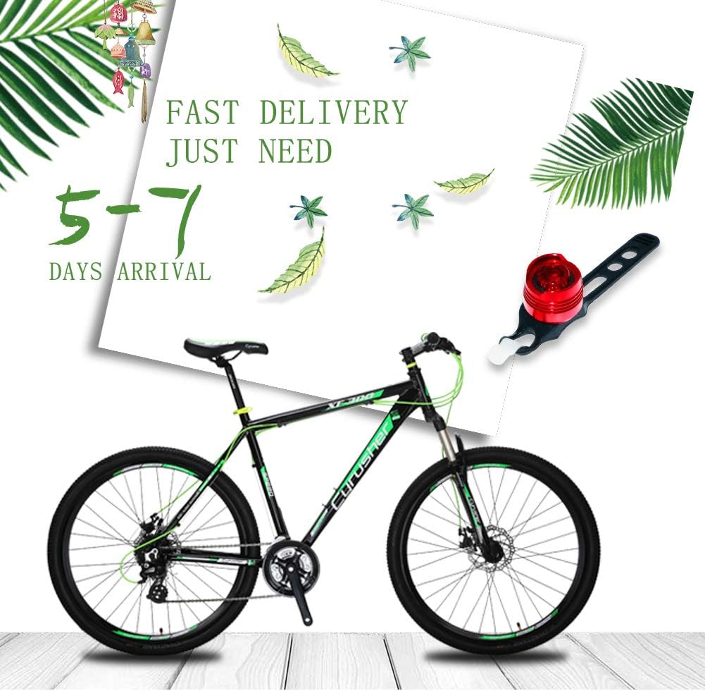 Extrbici XF300 New Mountain Bike 24 Speed Shimano Shifting Gears 27.5' Tyre 19 Inch Aluminum Alloy Frame Fork Suspension with Lockout MTB Hardtail Mountain Bicycle Mechanical Dual Disc Brake