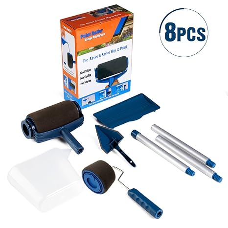 Painting Supplies Wall Treatments 6 Pcs Paint Roller Tool Kit