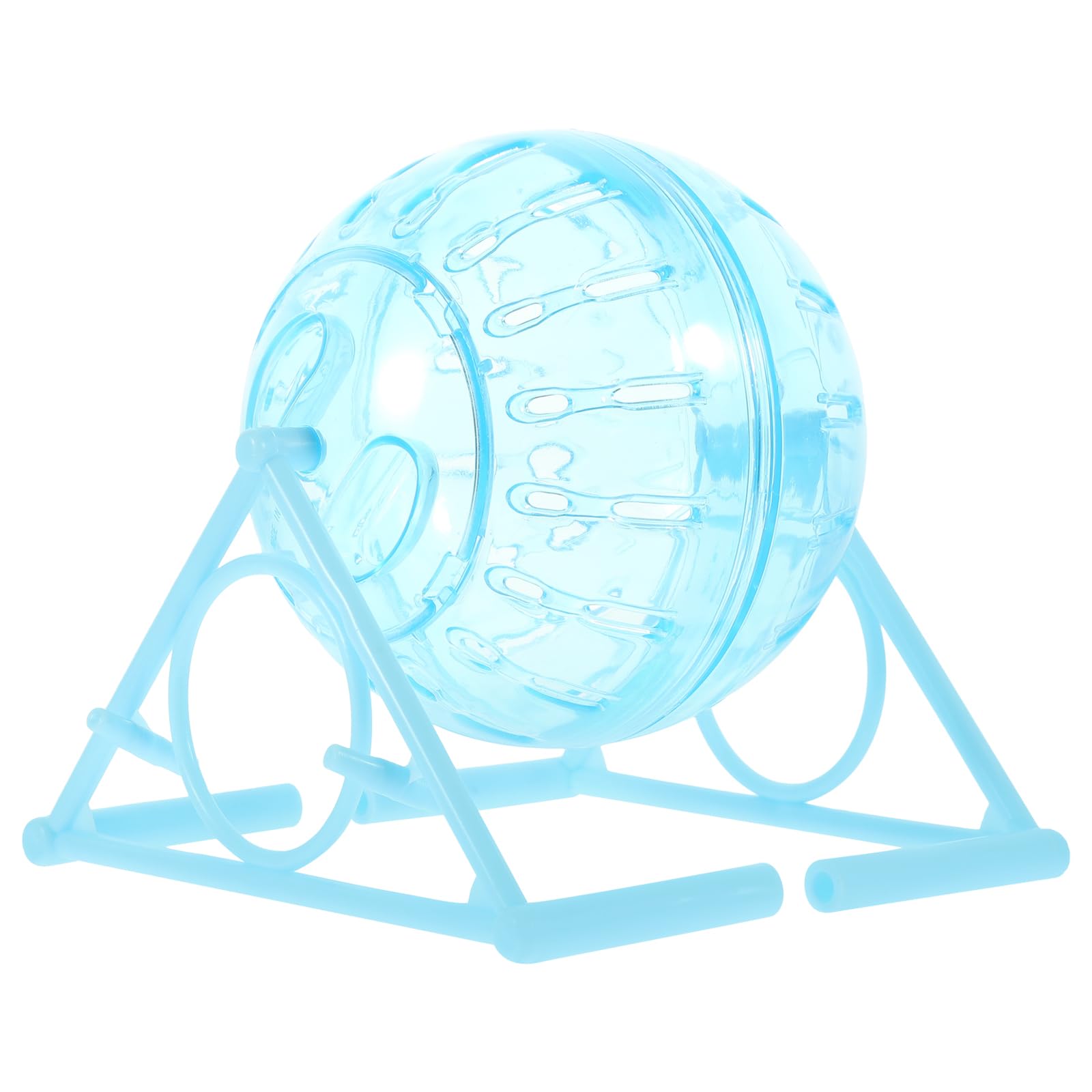 Guinea Pig Ball Dwarf Hamster Ball Hamster Clear Plastic Sport for Running Exercise with Stand Small Pet Rodent Guinea Pig Mice Gerbil Jogging Toy 12cm
