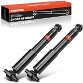 A-Premium Rear Shock Absorbers, Set of 2 | Compatible with Buick Enclave 2008-2017 &amp; Chevy Traverse 2009-2017 &amp; GMC Acadia 2007-2016 &amp; Saturn Outlook 2007-2010