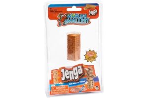 World's Smallest Jenga Game, 39 Mini Blocks, Fun for Families, Easy to Learn, Great Easter Basket Stuffer