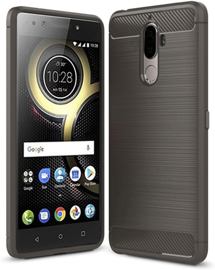 Lenovo K8 Note Case,Mustaner Shock-Absorption Flexible TPU Rubber Soft Silicone Full-body Protective Cover for Lenovo K8 Note (Gray)