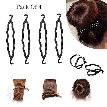 Buy Maahaltm Pack Of 4 Styling Clip Bun Maker Braid Tool Bun