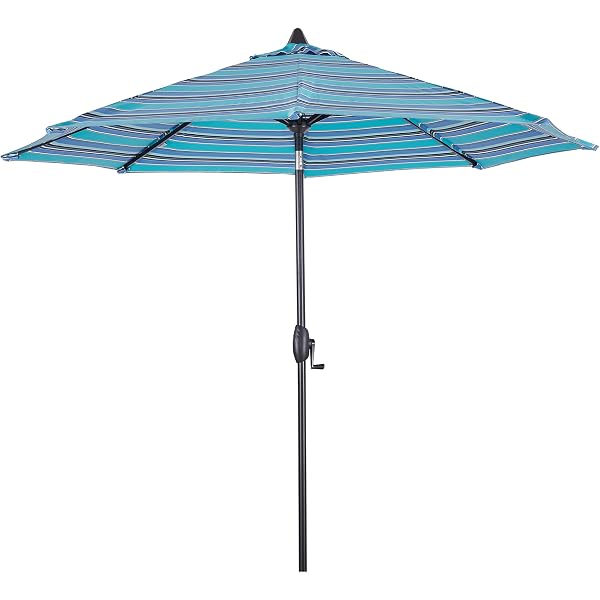 afw patio umbrella 9' Auto Tilt Umbrella Brown | TAP8278ATR4OFWH072