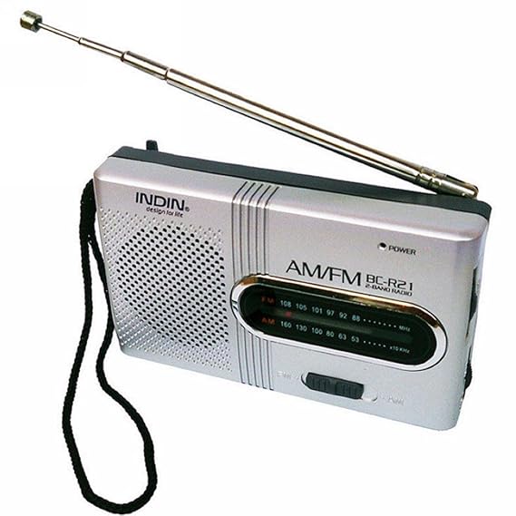 Regard BC-R21 Mini-Radio tragbare AM FM Teleskopantenne Pocket Radio Weltempfänger Lautsprecher Batteriebetrieben