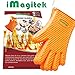 New 2016 Large iMagitek Silicone Oven Mitts Heat Resistant Gloves for BBQ (Small)