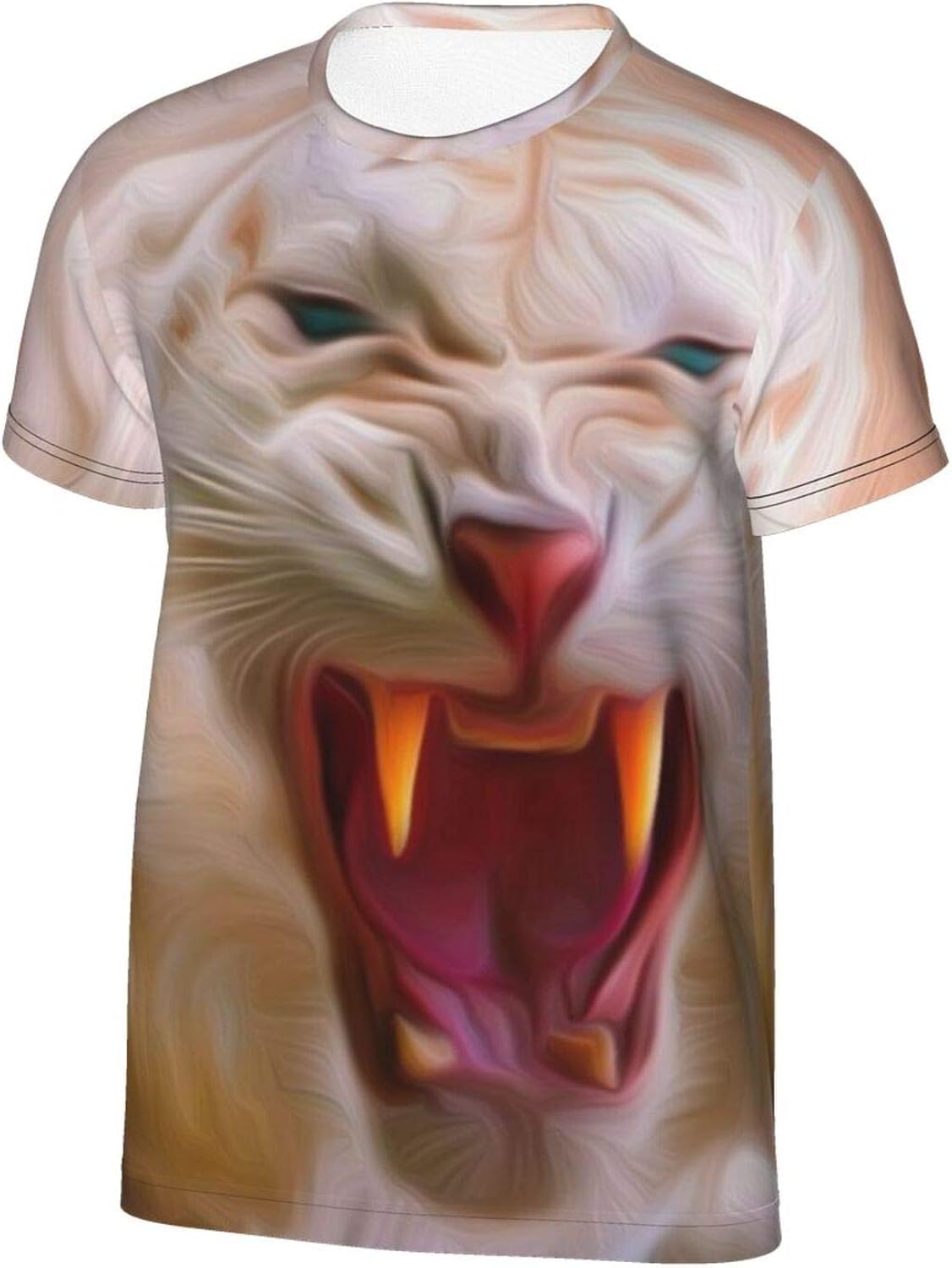 white shirt with lion
