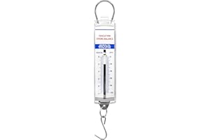 Eisco Labs Premium Spring Balance - Dual Transparent Scale, 100g (1N)