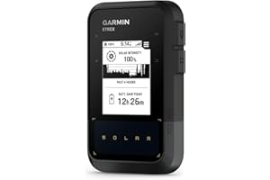 Garmin eTrex® Solar, GPS Handheld Navigator, Unlimited Battery Life, Water Resistant