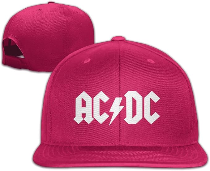 Rock Band Ac Dc Simple Logo Thunderstruck Adjustable Adult Baseball Cap