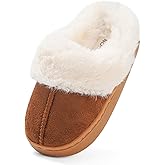 RAYORISA Toddler Slippers Girls Boys Winter Fuzzy Warm House Slippers Kids Non-Slip Soft Fluffy Plush House Shoes Lightweight Barefoot Indoor Outdoor Slipper