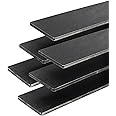 SALUINOKI 1095 Steel Flat Stock Knife Blanks (6pcs, 12"x1.5"x0.16") for Knife Making, Forging, Bladesmithing Tools