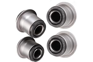 KFVF 4pc Front Upper Control Arm Bushing Kit K6176 for Buick Century/Regal 1978-1981, for Chevy Blazer 1995-2005 RWD, Monte Carlo 1978-1988, S10 1982-03 RWD, for GMC Jimmy 1992-01 RWD, S15 1982-90 RWD