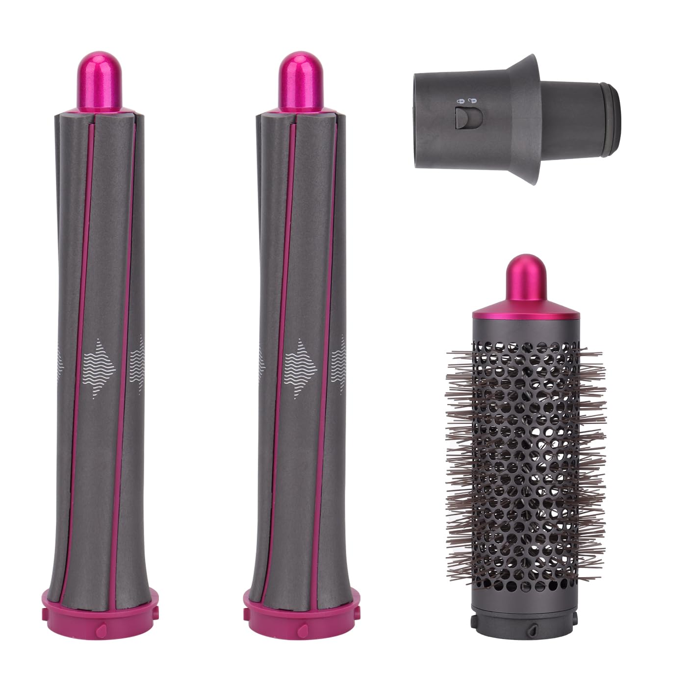 Photo 1 of Hair Curling Iron Barrel Attachments: Long Hair Curling Barrels Styler with Adaptor for Dyson Airwrap Hair Dryer, Styler Iron Attachment Parts Hair Tool