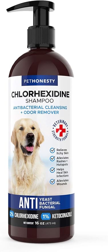chlorhexidine dog wound