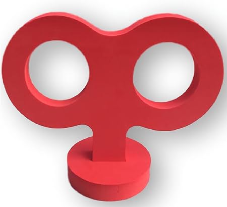 Amazon 自動車のネジ巻き 愛車を ゼンマイ 仕掛けに カー デコレーション 大きな ねじ巻 アクセサリー フェイク アンテナ ステッカー レッド ステッカー デカール 車 バイク