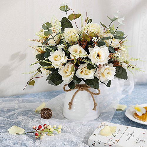 1 YILIYAJIA+Artificial+Bouquets+Decoration+Champagne